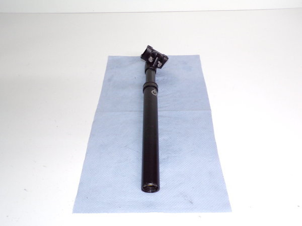 Alu Patent Federsattelstütze schwarz, Durchmesser 27,2mm, Länge 300mm